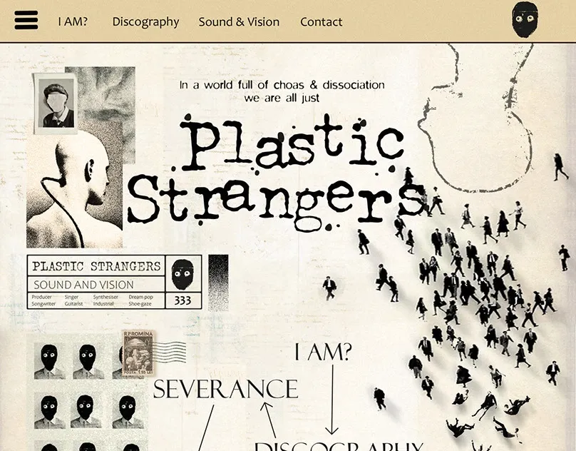 Surreal Band Webpage Design